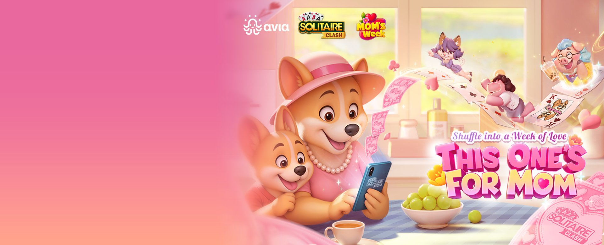 Avia Launches First "Mom’s Week" to Celebrate Moms in Solitaire Clash